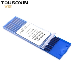 10 pièces d'électrodes en tungstène composite de couleur violette, code 1.6/2.0/2.4/3.0/3.2/4.0MM, tête blanche, aiguille en tungstène - Product Image 4