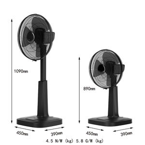 Nieuwe Op Afstand Bestuurbare 16-Inch Blade Stille Timer Verstelbare Hoogte Vloerventilator Voor Slaapkamers En Woonkamers - Product Image 6