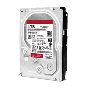 Disque dur interne WD de 4 To, SATA 6 Gb/s, 3,5 pouces, pour ordinateur de bureau, NAS, <span class=keywords><strong>WD40EFZX</strong></span>, 5400 tr/min, 128 Mo de cache, rouge, d'occasion, haute fiabilité, stockage - Product Image 2