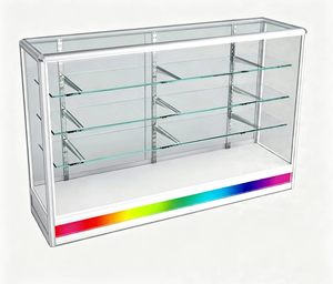 Vitrina móvil de aluminio y vidrio personalizada con luz LED para <span class=keywords><strong>tienda</strong></span> minorista, <span class=keywords><strong>tienda</strong></span> de juguetes de diseño - Product Image 2