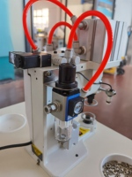 Machine de fixation de trou de bouton d'oeillet de rideau pneumatique à entraînement Direct automatique avec poinçonneuse infrarouge DS-2808