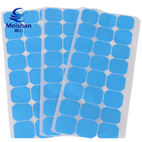 Ruban PET double face thermiquement conducteur résistant aux hautes températures Meishan avec film de protection bleu en fibre de verre pour bandes LED d'usine