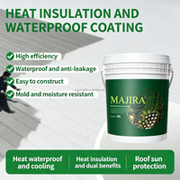 Peinture isolante thermique anti-corrosion liquide réfléchissante élastomère LOUISLONG pour toiture métallique plate imperméable