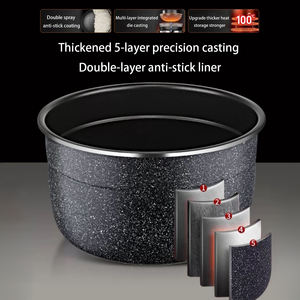 Autocuiseur à Riz Électrique <span class=keywords><strong>Commercial</strong></span> de Grande Capacité, Multi-Fonction Numérique en Acier Inoxydable pour Hôtels - Tailles 15L 20L 25L 60L - Product Image 3