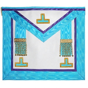 Unisex worshipful Master apron Leather Leather MEMPHIS misraim Rite สำหรับคริสตจักรการใช้งานของผู้ใหญ่ - Product Image 1
