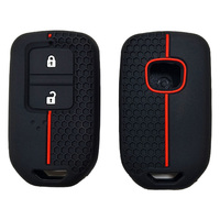 Casing Kunci Mobil Jarak Jauh untuk Honda Fit GP5 Shuttle Gp8 JADE VEZEL City Civic Jazz BRV 2 Tombol Penutup Kunci Silikon Aksesori Mobil