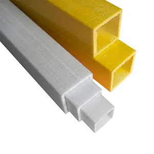 High Strength Fiberglass FRP /GRP Pultrusion Profiles Fiberglass Beams