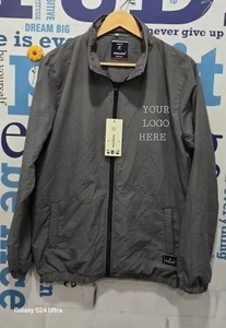 Excellent Quality Mens Windcheater <b>Jacket</b> with Hood and Zipper Closure for <b>Rain</b> Protection Outdoor Sports and Daily Use for Sale - Product Image 4