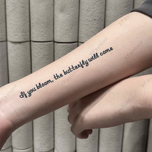 <span class=keywords><strong>Brazo</strong></span> de niña 2 semanas pegatinas de <span class=keywords><strong>tatuaje</strong></span> corporal temporal jugo de hierbas semipermanente impermeable a prueba de sudor para <span class=keywords><strong>brazo</strong></span> pantorrilla espalda columna - Product Image 6