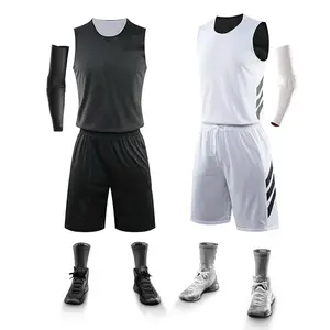 KCOA Voll Sublimation Kunden Quick Dry Leere Basketball Uniformen Reversible Basketball Jersey