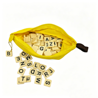 Tuiles en mélamine personnalisées pour jeu de société éducatif de 120 pièces, lettres et mots anglais, accessoires pour jeux de société familiaux