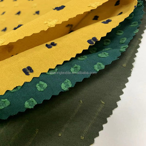Tela tejida de dos tonos para vestido Abaya, tejido de dos tonos de flores con bordado de brocado de Jacquard y crepé, con flujo de aire y Uragiri, modelo 180D - Product Image 6