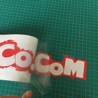 Op maat gemaakte transfer sticker met matte of glanzende vinyl oppervlakte voor laptop, skateboard, DIY grafische decoratie