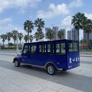 Usine Vente Parc D'attractions Installations 9-11 Capacité Moteur Électrique <span class=keywords><strong>Bus</strong></span> Touristique Électrique Voiture Vintage pour Amusement Ride - Product Image 3