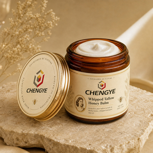 Baume hydratant multi-usages au suif de bœuf nourri à <span class=keywords><strong>l</strong></span>'herbe et au miel, avec huile d'olive, texture fouettée, <span class=keywords><strong>pour</strong></span> peaux sujettes à <span class=keywords><strong>l</strong></span>'acné - Product Image 2