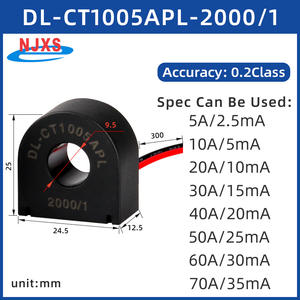 미니 정밀 AC 전류 센서 DL-CT1005A DL-CT1010A DL-CT1005APL 마이크로 소형 <span class=keywords><strong>PCB</strong></span> 마운트 - Product Image 5