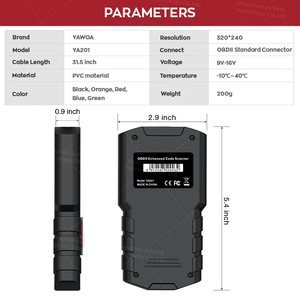 OBD 2 Auto Scanner with 1-Year Warranty Car Diagnostic <strong>Code</strong> Reader and Engine Analyzer Essential Diagnostic Tools - Product Image 4