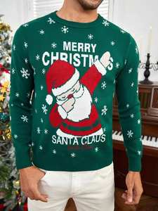 2026 NEW KJ Family Parent-child Holiday Party Knitted Xmas Couple Ugly Winter <strong>Cheap</strong> Family <strong>Christmas</strong> <strong>Jumpers</strong> - Product Image 4