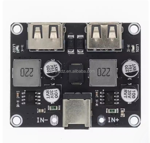 โมดูลชาร์จเร็ว DC Step Down รองรับ QC2.0 QC3.0 บอร์ดชาร์จ USB รองรับโทรศัพท์มือถือหลายยี่ห้อ บอร์ดจ่ายไฟชาร์จเร็ว - Product Image 5