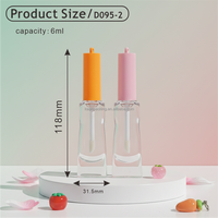En stock, tubes à gloss à lèvres en plastique vides personnalisés, tubes à gloss, flacons d'huile à lèvres, flacons de blush liquide, tubes à rouge à lèvres, emballage cosmétique