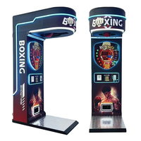 FOCON Ultimate Coin Operated Boxing Arcade Machine, Version anglaise, Jeu de frappe électronique à tickets pour Centres de Divertissement Familiaux, Centres Commerciaux et Bars