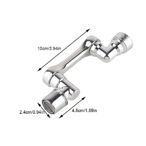 Plastique ABS Bras robotisé pivotant à 1080 degrés <span class=keywords><strong>Robinet</strong></span> de cuisine Extension de lavabo multifonctionnelle Conception universelle classique pour usage hôtelier - Product Image 6