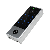 Contrôle d'accès WiFi étanche IP65 Tuya avec caméra 2MP, détection de mouvement, déverrouillage à distance, 1000 utilisateurs, cartes EM/MF, interphone vidéo