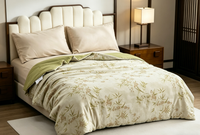 Couette d'été respirante en coton, moderne, légère et lavable pour la maison - Ode à la verté
