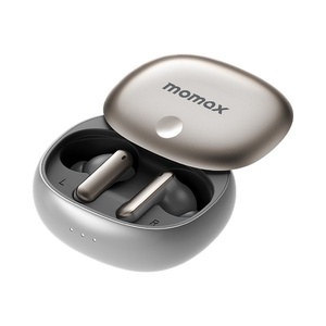 MOMAX <span class=keywords><strong>Vibe</strong></span> Lite pour écouteurs intra-auriculaires 5.3 étanches IPX4 avec suppression active du bruit, commande vocale ENC, faible latence, portée de 10 m - Product Image 1