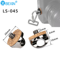 Vente en gros, 1/4 ", 3/8", fixation rapide de la caméra, anneau de vis, trépied de caméra, boule de fixation, vis de caméra cachée, plaque QR 1/4