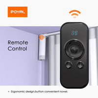 POYAL Télécommande intelligente moderne 15 canaux pour stores à enroulement électriques 433,92 MHz, émetteur blanc motorisé pour rideaux, pour maison et hôtel