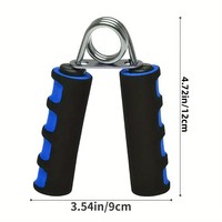 Oferta Especial: Fortalecedor de Agarre de Espuma Bicolor para Uso Doméstico, Accesorios de Entrenamiento de Dedos y Fitness con Resorte de Acero y Esponja Moldeadora