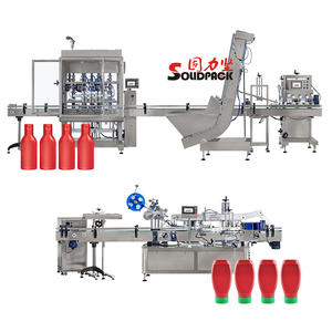 Solidpack mermelada de <span class=keywords><strong>salsa</strong></span> tarros de chile maquina de retractable fill de alta densidad - Product Image 5