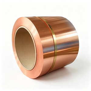 Bobine de cuivre TP2 C12200 DHP, finition usine, bande de cuivre rouge en rouleau pour raccordement de pipeline pétrolier et pièces de brasage - Product Image 4