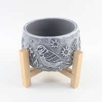 Jardinières en béton à motif animalier pour plantes succulentes, idéales pour l'affichage en jardin, la maison, l'extérieur, le balcon ou le bureau