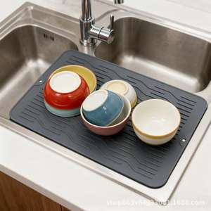 Alfombrillas de Silicona Antideslizantes Resistentes al Calor y de Alta Temperatura, Alfombrillas de Drenaje de Silicona - Product Image 2