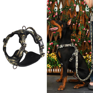 เสื้อกั๊กควบคุมหน้าอกสัตว์เลี้ยงสะท้อนแสงสายจูงสุนัขระบายอากาศได้ดีมีกระดุมโพลีเอสเตอร์ - Product Image 5