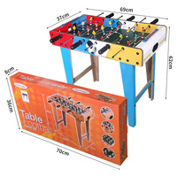 Table de football miniature en bois pour enfants, personnalisable, vente en gros depuis l'usine de Ningbo, Zhejiang