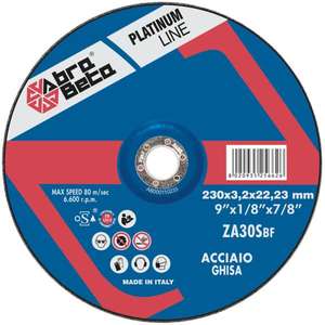 ABRA BETA - AB000110233 ZA30S-Disques à tronçonner à centre enfoncé pour l'acier (multi-pack) - EAN 8020935256626 ABRASIVES - Product Image 1