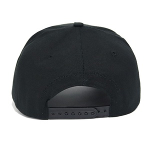 Gorras de béisbol con marco A, colores negros, efecto de conexión y logotipo bordado 3D personalizado, gorras de béisbol de 5 paneles al por mayor - Product Image 4
