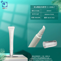 Tube de conditionnement cosmétique vide en plastique personnalisé avec logo pour brillant à lèvres, baume à lèvres, crème pour les yeux, rouge à lèvres, 20 ml