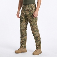 Pantalon tactique cargo CP pour homme, style moto, élastique, softshell, imperméable, ripstop, pour l'entraînement sur le terrain en extérieur