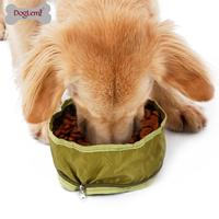 Bol de Voyage Portable Pliable Écologique pour Chien, Grand et Petit, en Nylon Imperméable, Forme Bouteille Arrondie, Léger et Simple