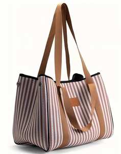 <span class=keywords><strong>Sac</strong></span> fourre-tout <span class=keywords><strong>en</strong></span> éponge avec logo personnalisé, grande capacité, fermeture à glissière, couleur unie, sacs <span class=keywords><strong>de</strong></span> shopping réutilisables, <span class=keywords><strong>sac</strong></span> à main pour femmes, toutes saisons - Product Image 5