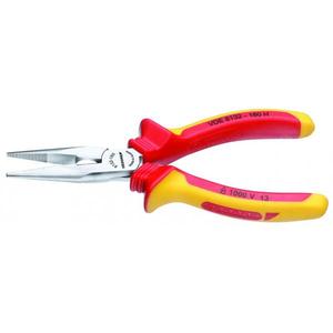 GEDORE - 1552120 VDE <b>Needle</b> <b>nose</b> <b>plier</b> with VDE insulating sleeves - EAN 4010886816028 1000V INSULATED <b>PLIERS</b> AND CUTTERS - Product Image 2