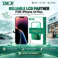Écran LCD FHD DEJI OEM ODM pour iPhone 14 Plus, remplacement d'écran de téléphone, fourniture pour distributeurs et importateurs
