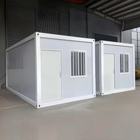 Maison conteneur préfabriquée modulaire de 20 pieds avec panneaux muraux respirants, cabine portable avec support technique en ligne, conception 3D disponible
