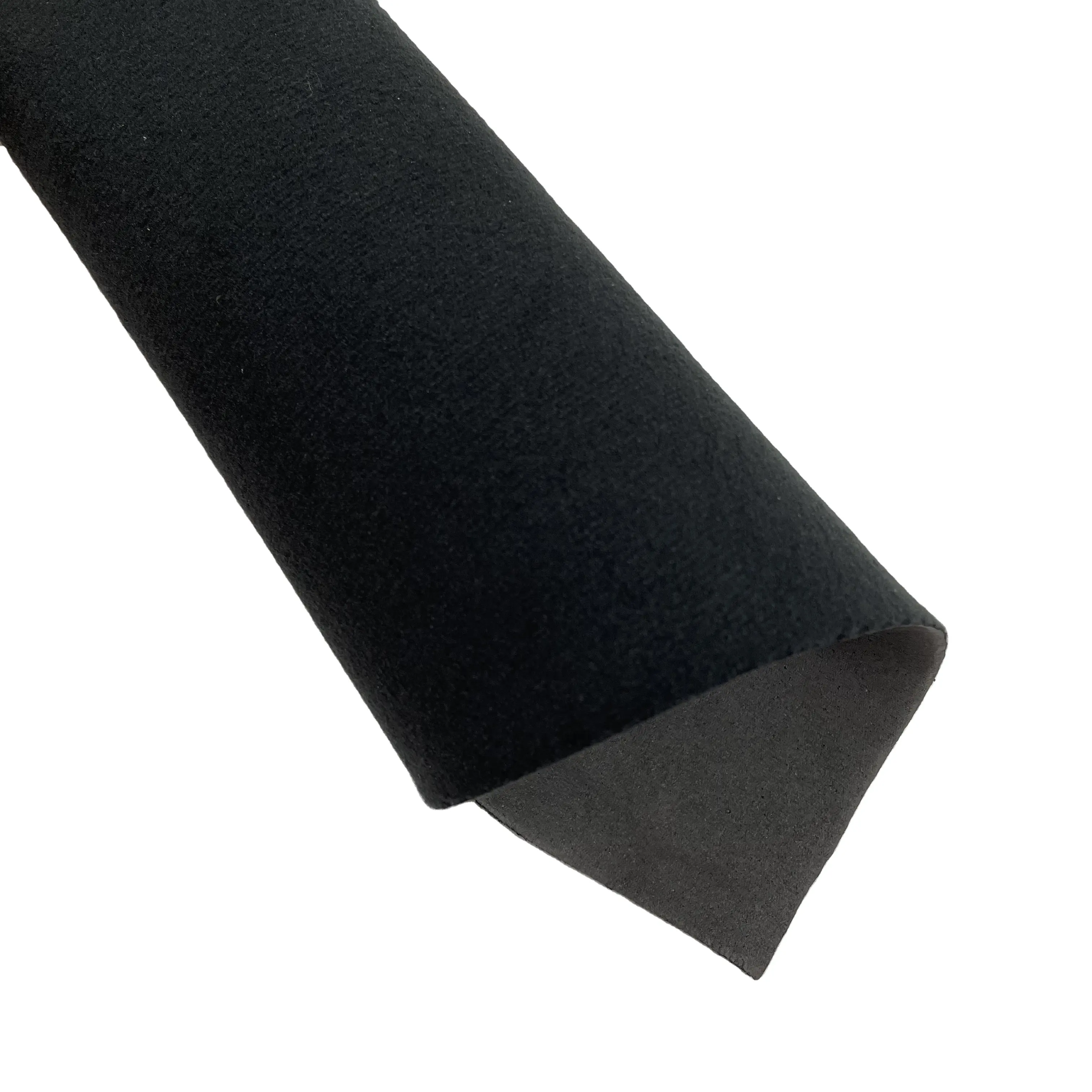 PU Synthetic Leather Elastic Bonded Velour Suede EVA Shoe Lining Fabric