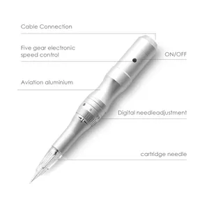 Мастор Улучшенный машина для перманентного макияжа бровей двойная функция microneedling устройство ручка Профессиональный