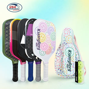 USAPA approvato 16mm di spessore in fibra di carbonio per adulti Pickleball Paddle stampato Logo forma Standard PP a nido d'ape 18K Sport Use - Product Image 1